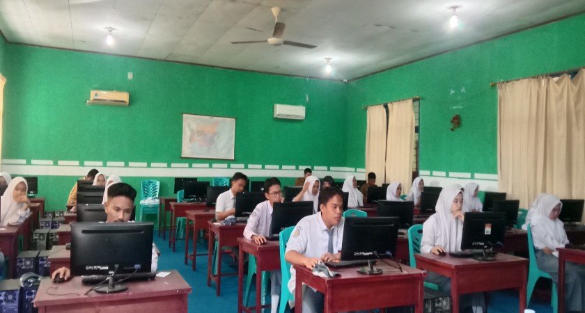 Kegiatan Asesmen Bakat Minat (ABM) untuk Siswa kelas XII SMA Negeri 1 Peranap