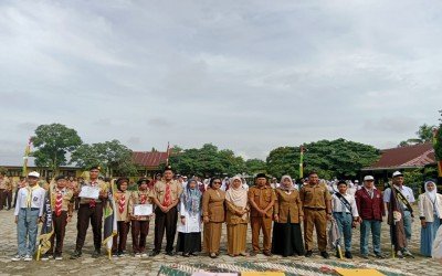 Pelantikan Organisasi OSIS, MPK, PMR dan Pramuka di SMA Negeri 1 Peranap